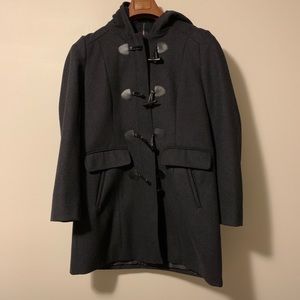 Tommy Hilfiger duffel coat medium charcoal gray